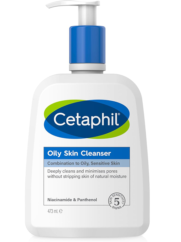 Cetaphil Oily Skin Cleanser Face & Body Wash for Men & Women  473ml